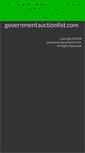 Mobile Screenshot of governmentauctionlist.com